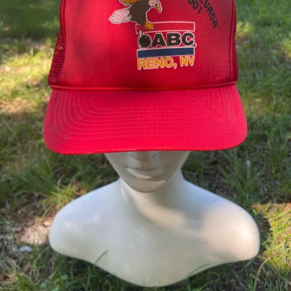 Vintage Reno Bowling League Trucker Hat